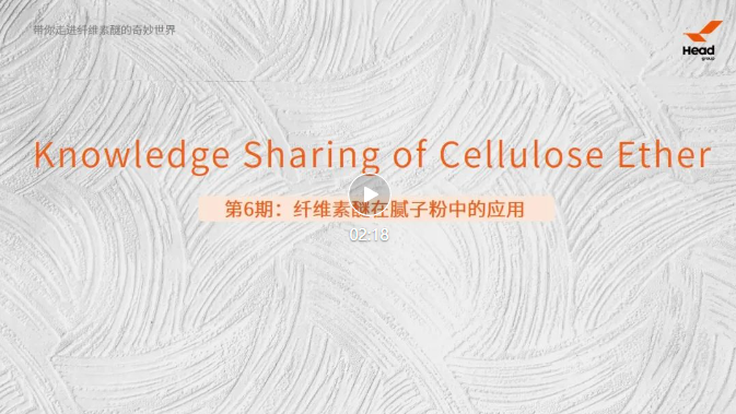 帶你走進(jìn)纖維素醚的奇妙世界 | 第6期：纖維素醚在膩子粉中的應用