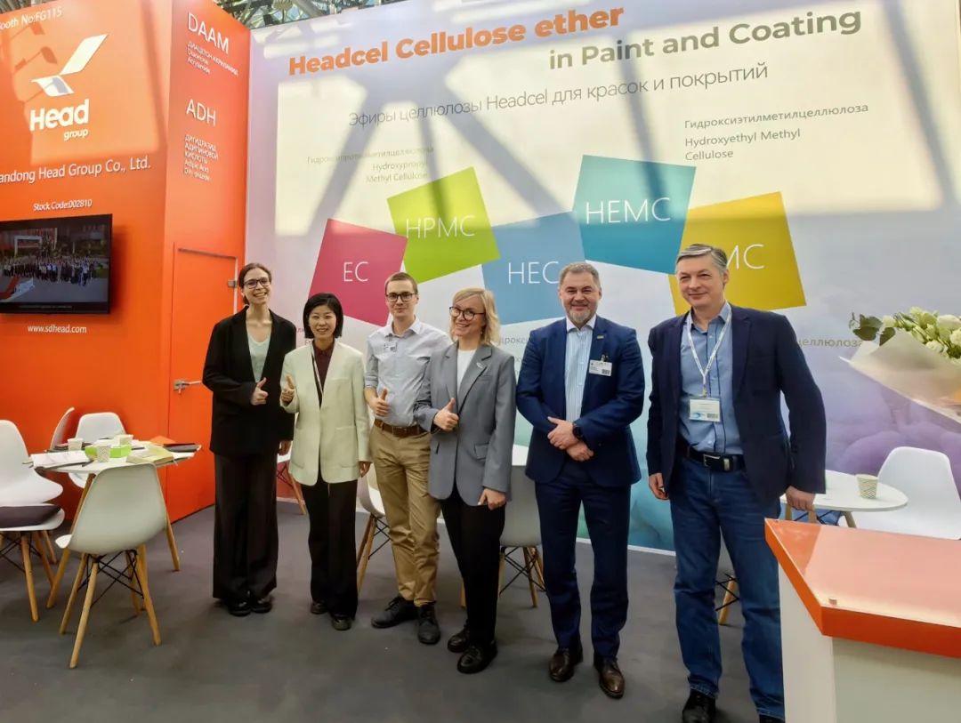 榮耀參展 大放異彩 | 赫達集團精彩亮相俄羅斯涂料展！