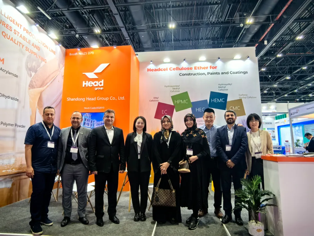 “展”出風(fēng)采！赫達集團攜Headcel纖維素醚實(shí)力亮相2024中東涂料展！